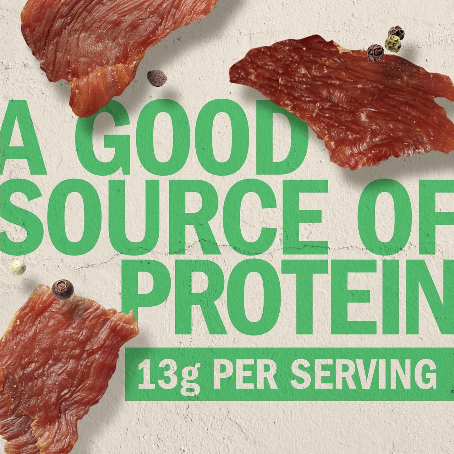 Jack Link's Turkey Jerky, Original, Jerky Bag - Flavorful Snack, Ready to Eat Protein Snacks with 13g of Protein per Serving, Made with 100% Turkey, Keto Friendly - 5 Oz.