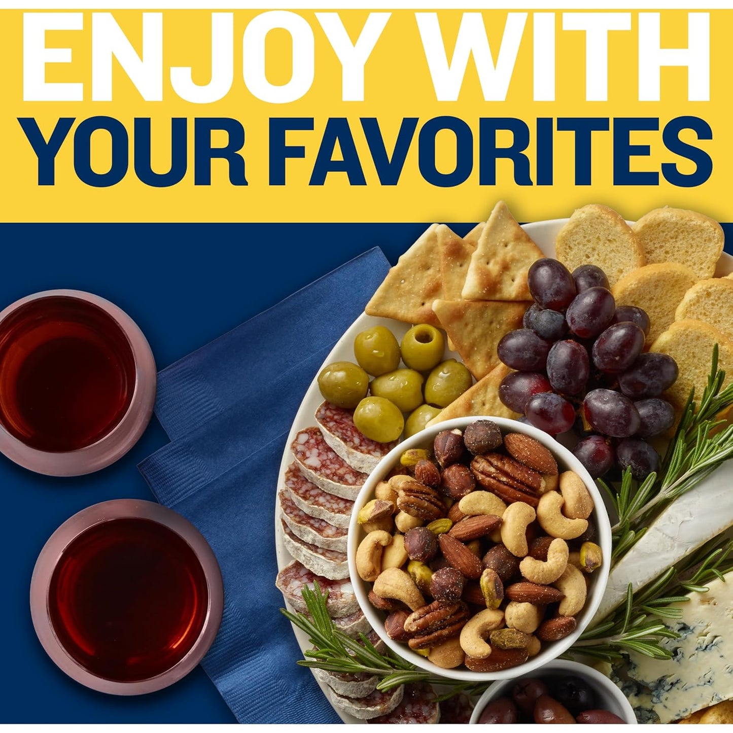 PLANTERS Deluxe Mixed Nuts, Cashews, Almonds, Brazil Nuts Mix, Pistachios, Pecans, Lightly Salted, Snacks for Adults and Kids, Party Snack, 15.25oz